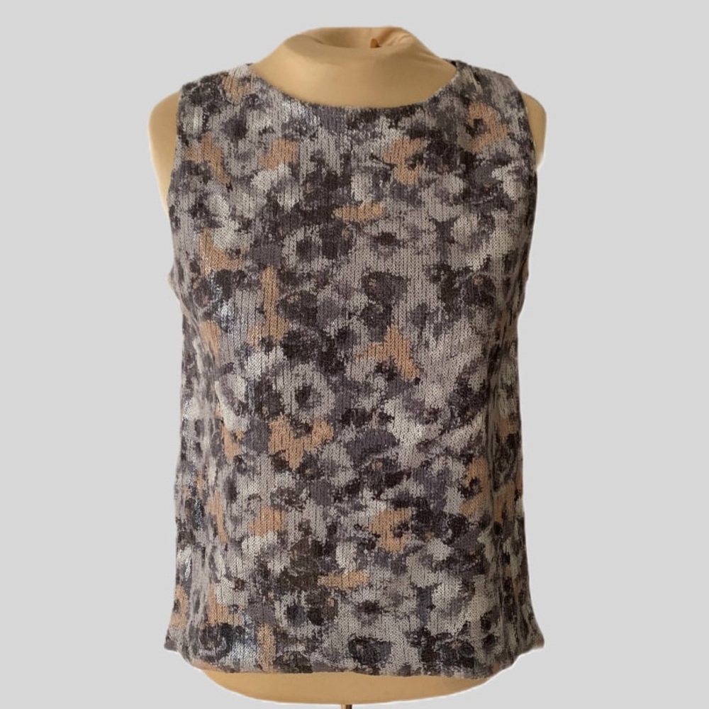 Y2K  Sequin Statement Top – Sleeveless, Lined, Size S Zalando